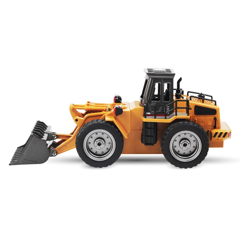 Remote-controlled engineering vehicle