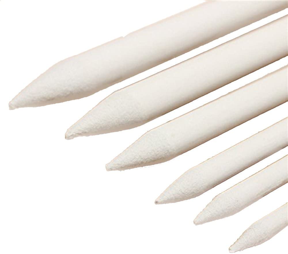 Pack 6 lápices de borrado papel de dibujo realce de arte lápices de papel blanco set de borrado lápices de corrección de papel de arroz herramienta de pintura 3 packs Specification image