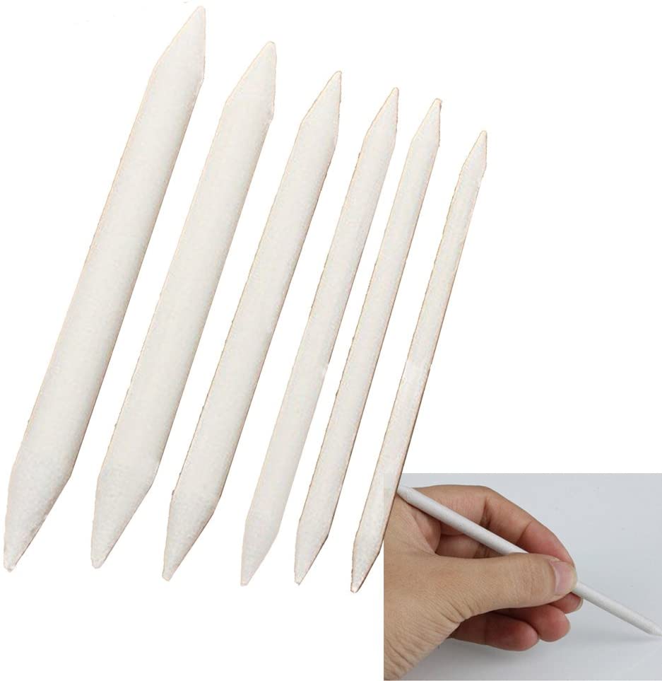 Pack 6 lápices de borrado papel de dibujo realce de arte lápices de papel blanco set de borrado lápices de corrección de papel de arroz herramienta de pintura 3 packs Application Scenario