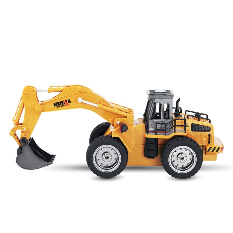 Remote-controlled engineering vehicle