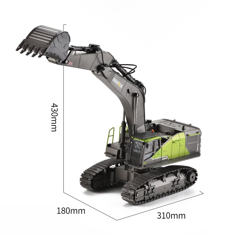 Remote-controlled engineering vehicle