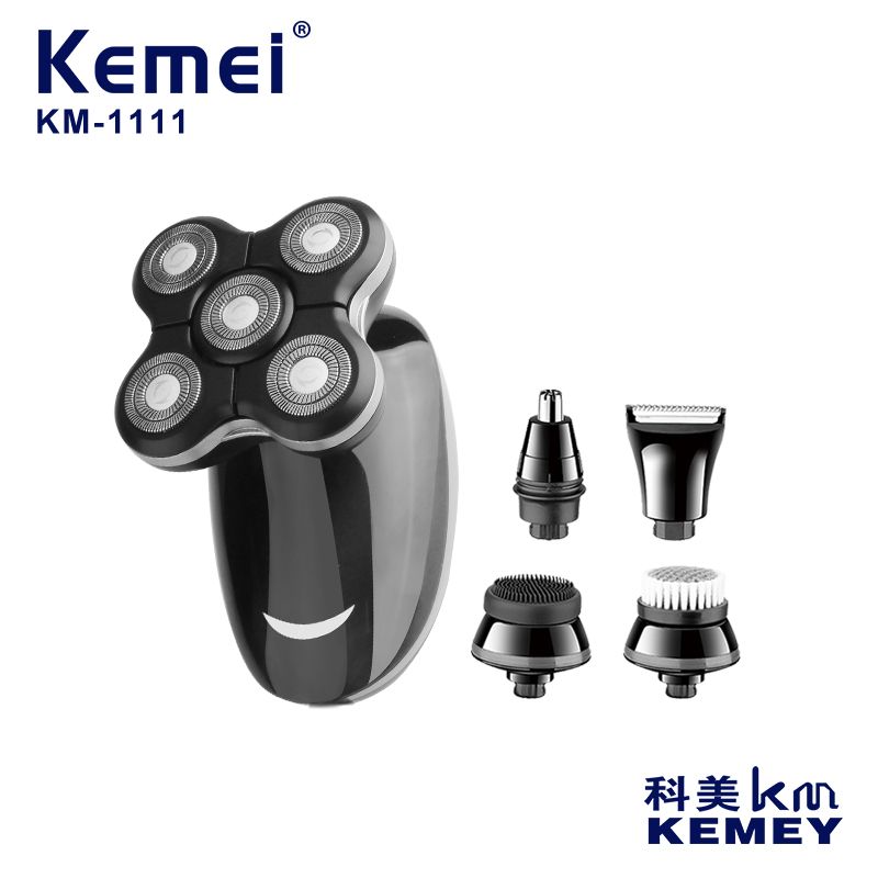 Cross-border manufacturers directly supply shaver Kemei KM-1111 household male USB rechargeable shaver set wholesale thumbnail