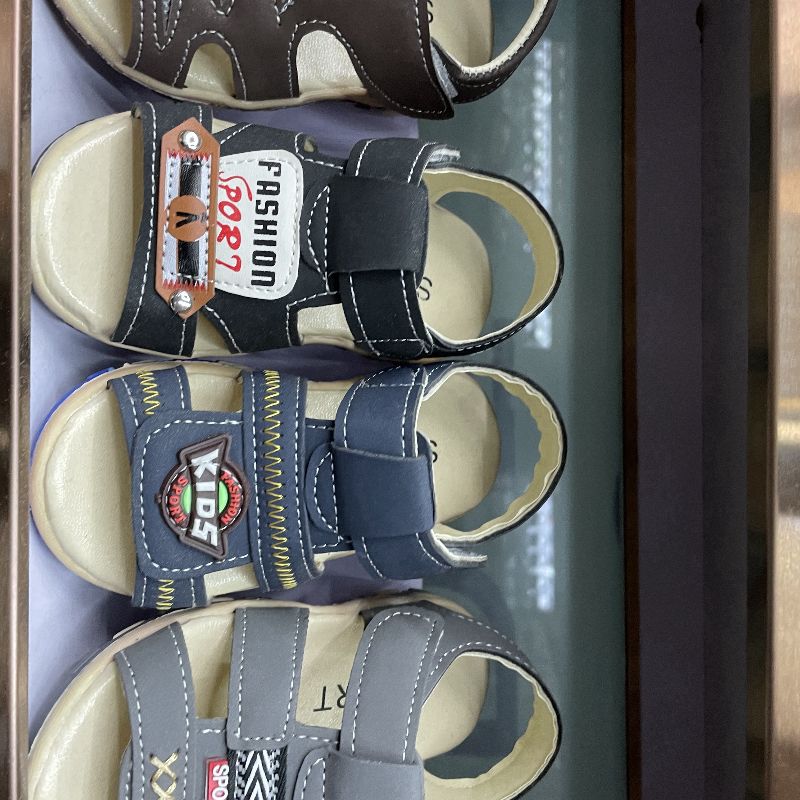 强歌鞋业 外贸批发 儿童男童凉鞋包头露趾夏季时尚凉鞋QG01