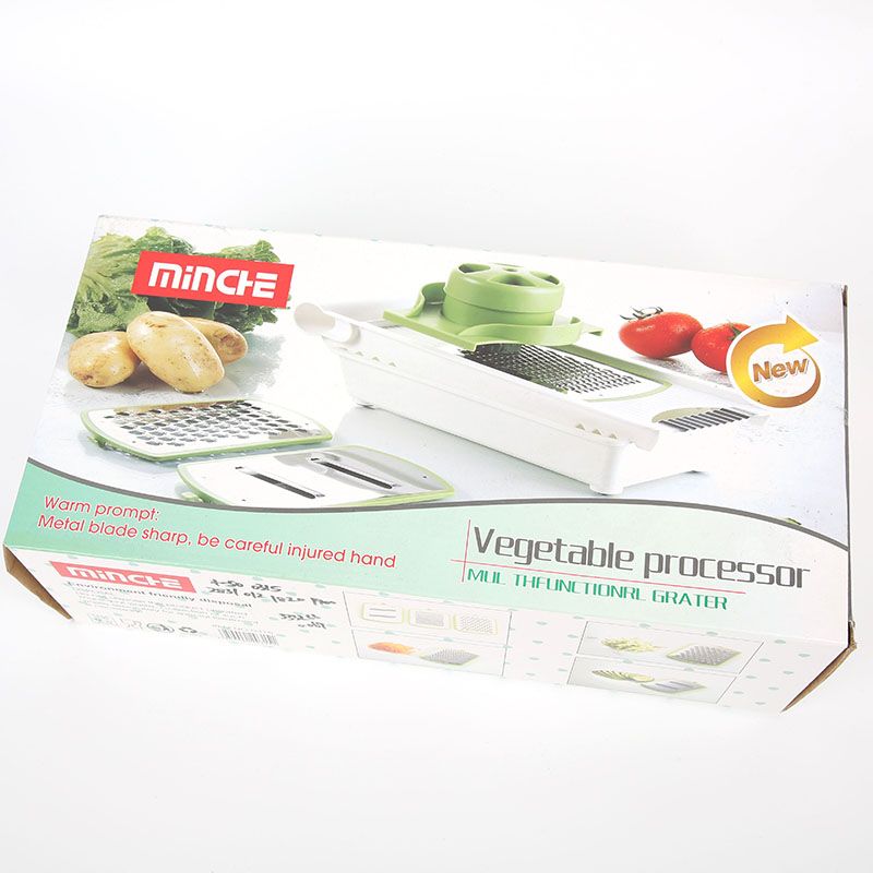 TJ0313 Multifunctional vegetable cutter kitchen stainless steel vegetable cutting processor tool 31*13*12cm thumbnail