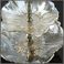 超大双层欧式家用水晶玻璃创意水果盘定制 厂家条纹双层透明果盘图