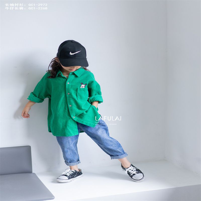 Small Curly Wool New Long Underwear Boutique Set For Children Pure Cotton Warm Thin Cotton Autumn And Winter Cotton Sweater 79