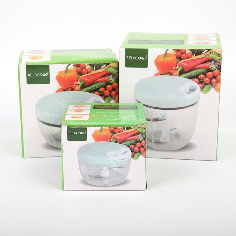 500ml Multi-function household meat grinder manual garlic masher kitchen grinder  thumbnail