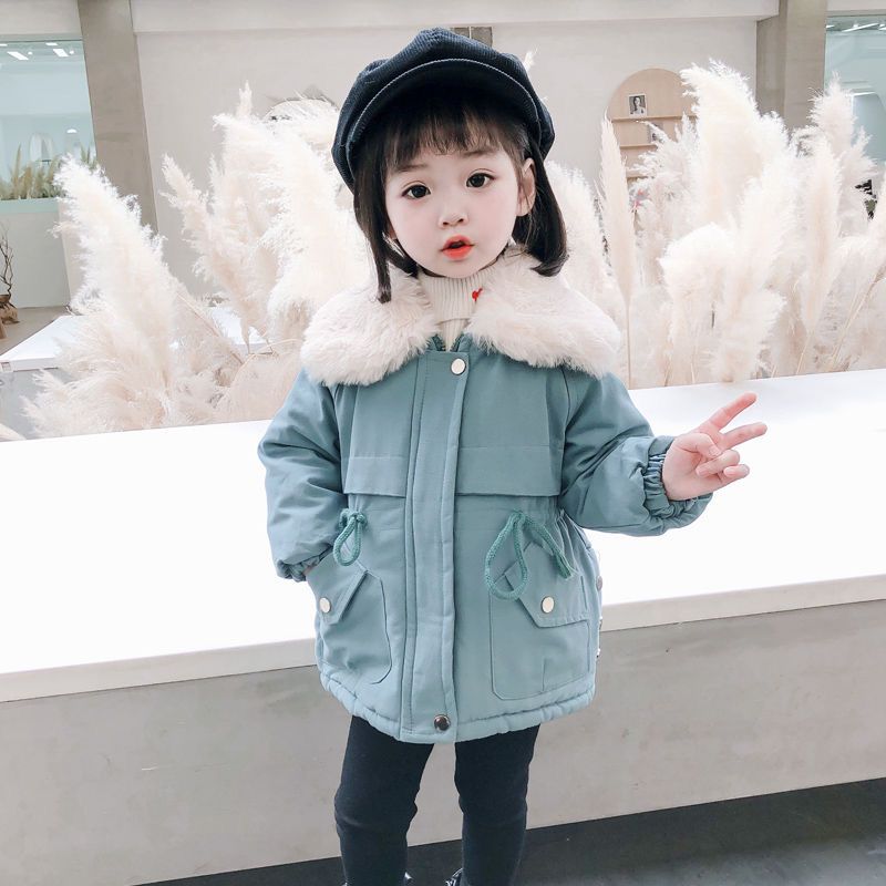 Small Curly Wool New Long Johns Boutique Set For Children Pure Cotton Warm Thin Cotton Autumn And Winter Cotton Sweater 100 details Picture