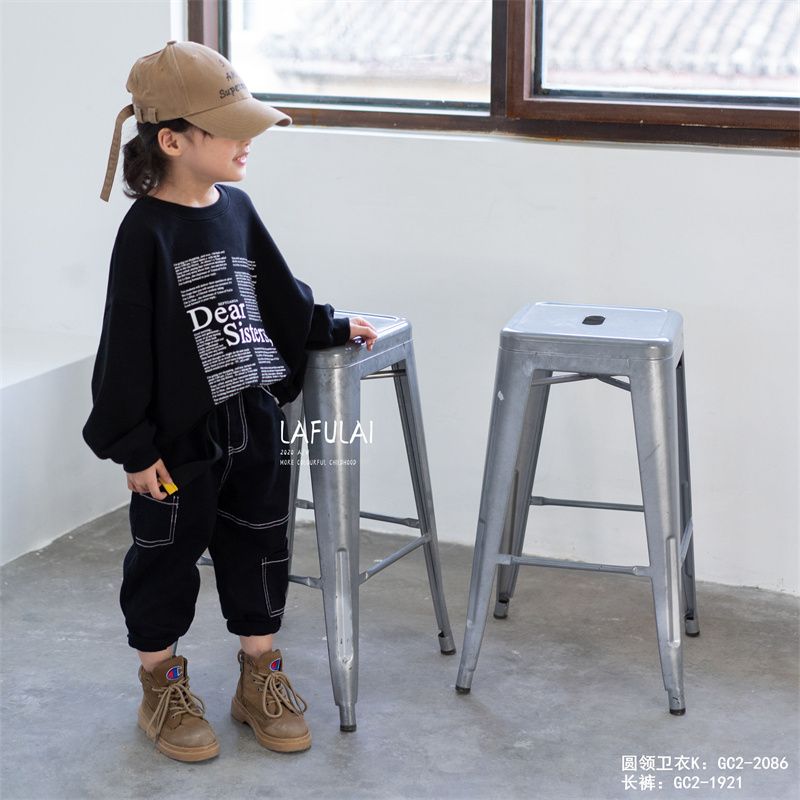 Small Curly Wool New Long Underwear Boutique Set For Children Pure Cotton Warm Thin Cotton Autumn And Winter Cotton Sweater 77 Specification drawing