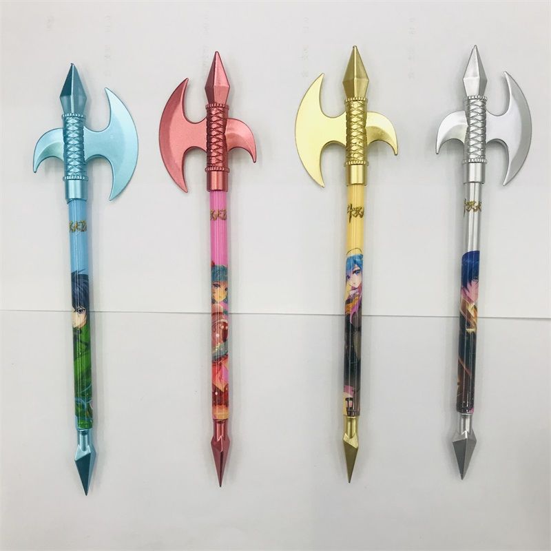 Creative Stationery Ancient axe Knife Weapon Neuter Pen Black pen Neuter Pen Student Gift Prizes
