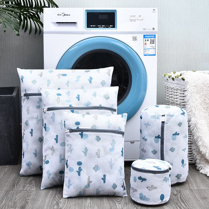 Japanese thick embroidered sandwich laundry bag set