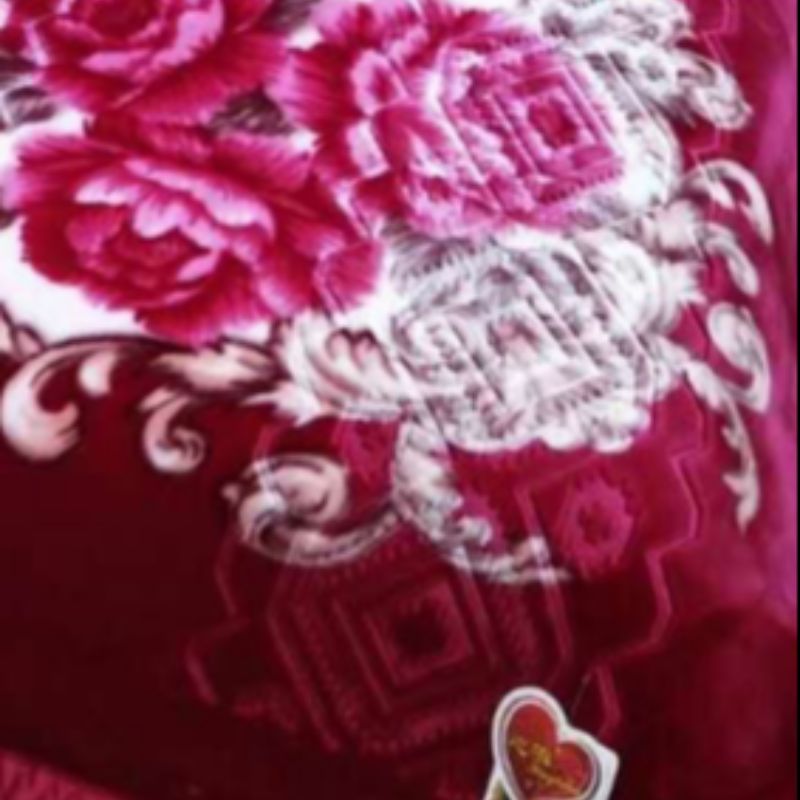 新款拉舍尔毛毯细节图