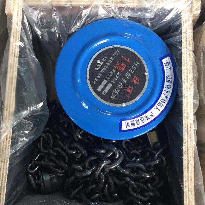 Yiwu Good goods round hand chain hoist HSZ chain hoist manual hoist Specification image