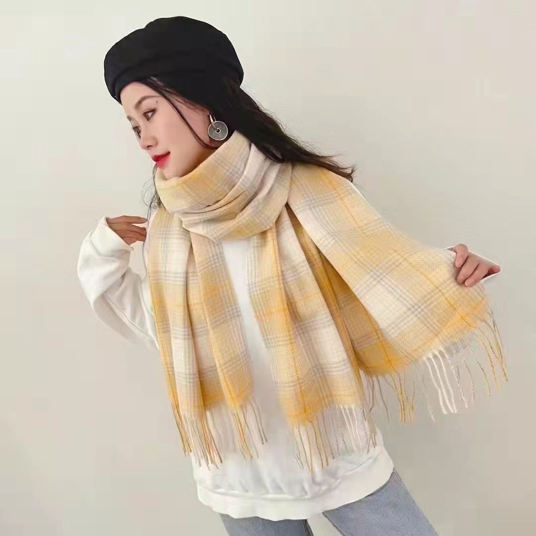 Multiple color options of the winter scarf