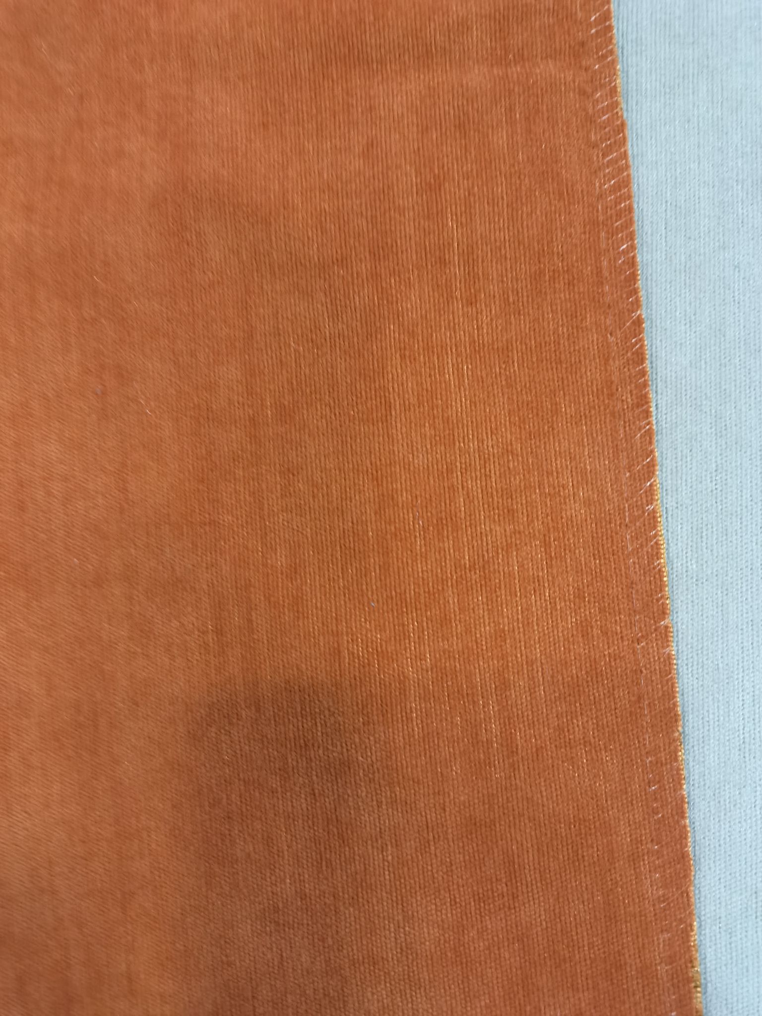 Double Sided Cotton Linen Jacquard Seamless Stitching Living Room Bedroom Dormitory Fashion Curtain Brown Specification drawing