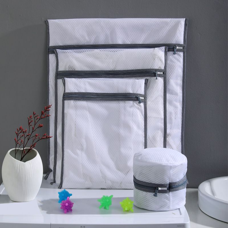 Thickened three-needle fine mesh laundry bag set thumbnail