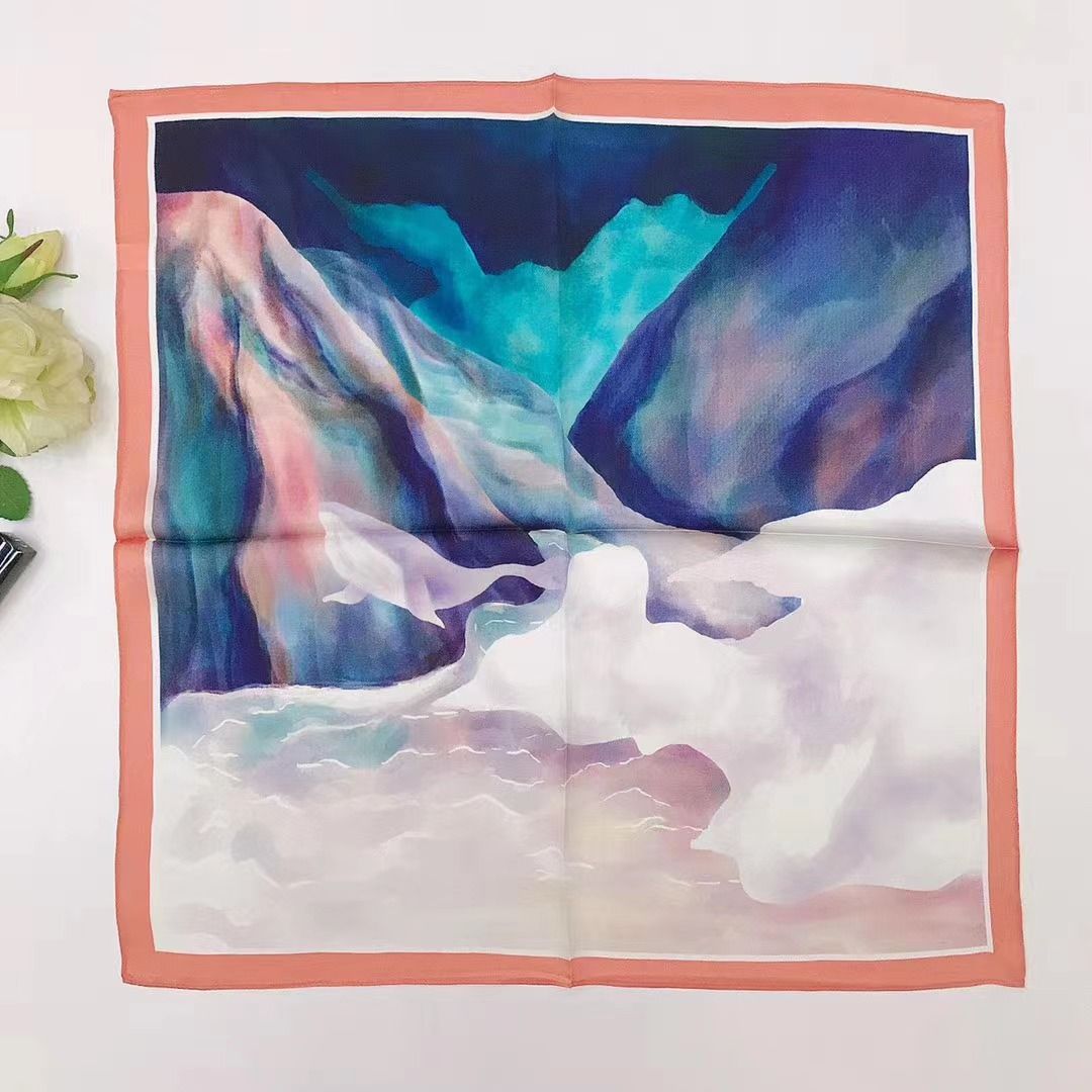 Shawl Scarf Scarf Fashion Trend All Matching Digital Printing Process Factory Direct Sales 559 Specification drawing