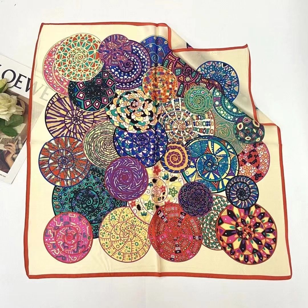 Shawl Scarf Scarf Fashion Trend All Matching Digital Printing Process Factory Direct Sales Can 6565 details Picture