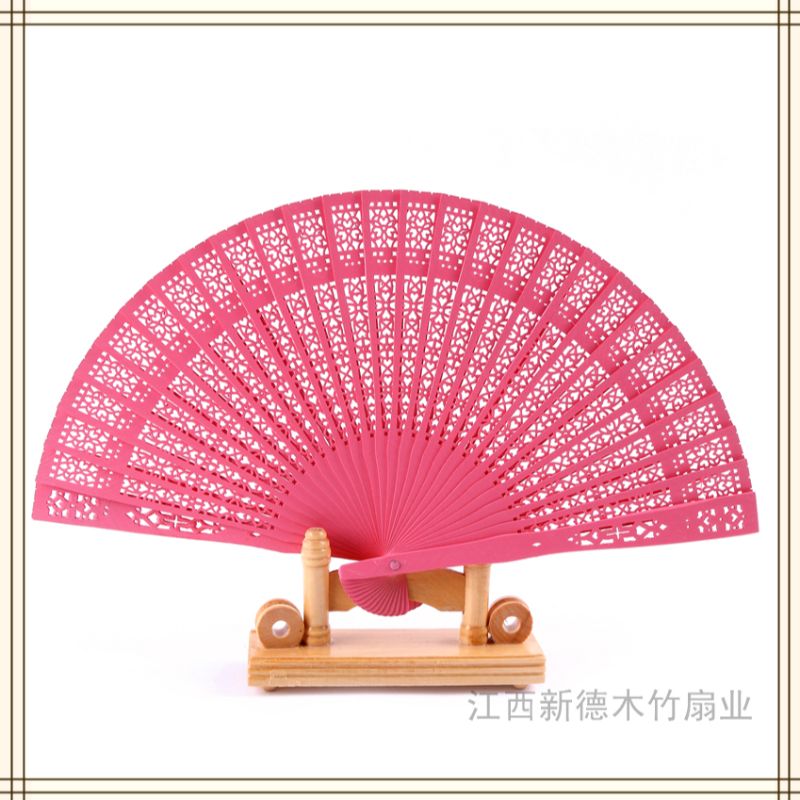 木扇白底实物图