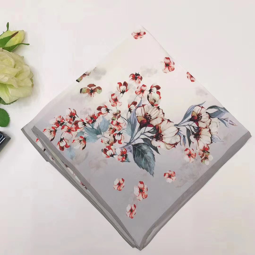 Shawl Scarf Scarf Fashion Trend All Matching Digital Printing Process Factory Direct Sales Can 23423