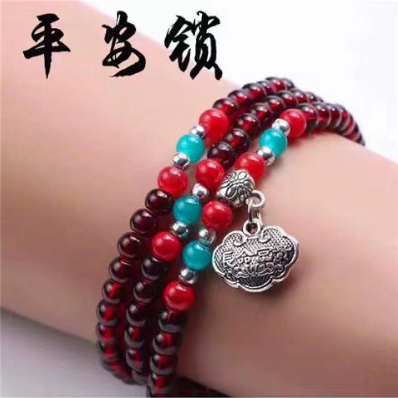 石榴石/藏银产品图