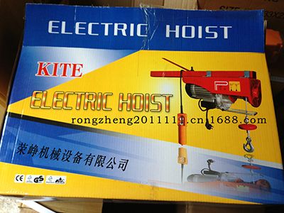 Micro electric hoist PA200, small wire rope electric hoist, household small crane, decoration hoist, hoist, crane Application Scenario