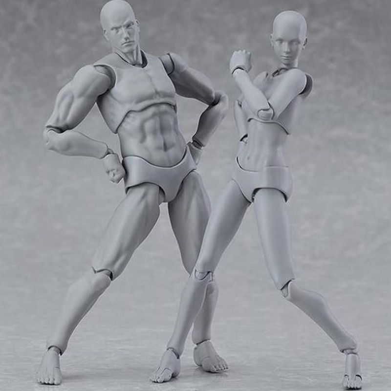 塑料艺术家艺术绘画动漫模型娃娃人体模型艺术素描画人体娃娃男人女人可动身体关节可动人偶玩具详情图4