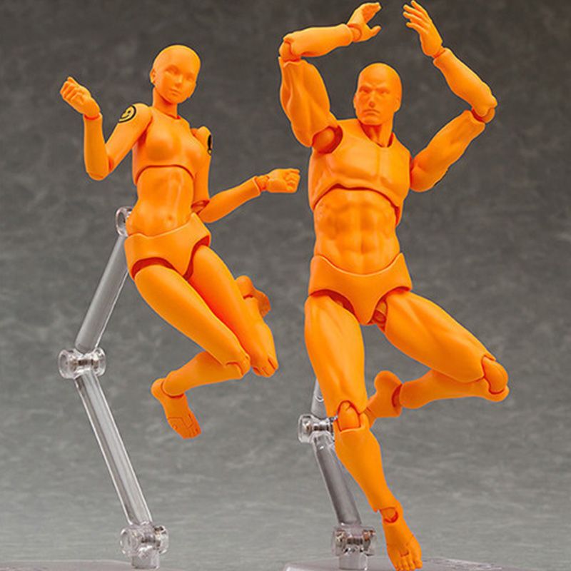 塑料艺术家艺术绘画动漫模型娃娃人体模型艺术素描画人体娃娃男人女人可动身体关节可动人偶玩具详情图3