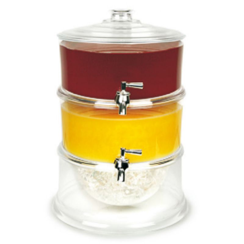 Two layer iced juice machine