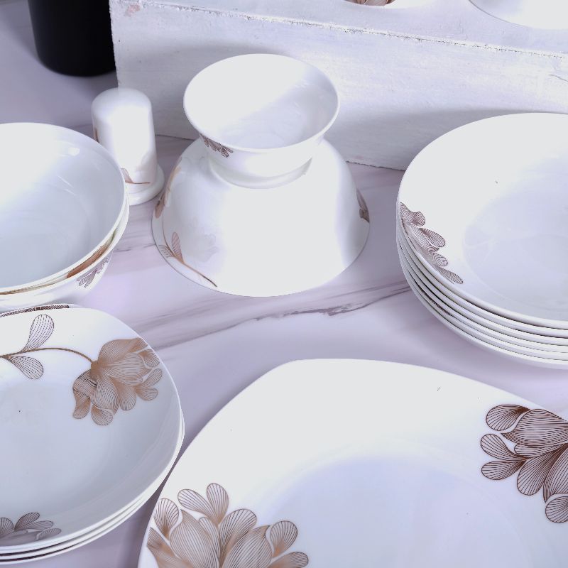 Jingdezhen High Bone China Tableware Set -50 Tulips Love Specification drawing