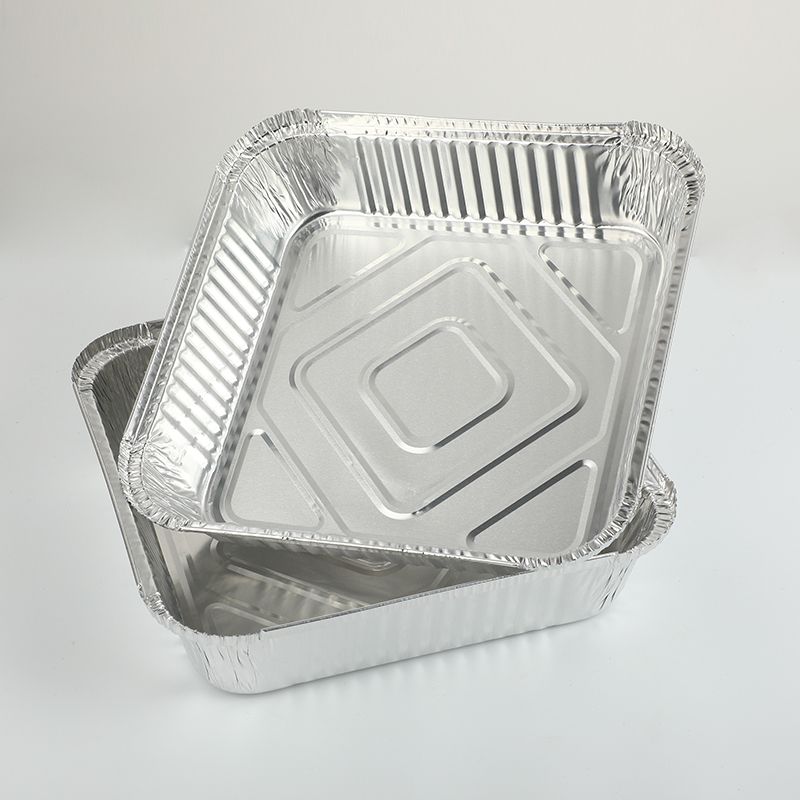 10 inch square Aluminium Foil Special Food Container thumbnail