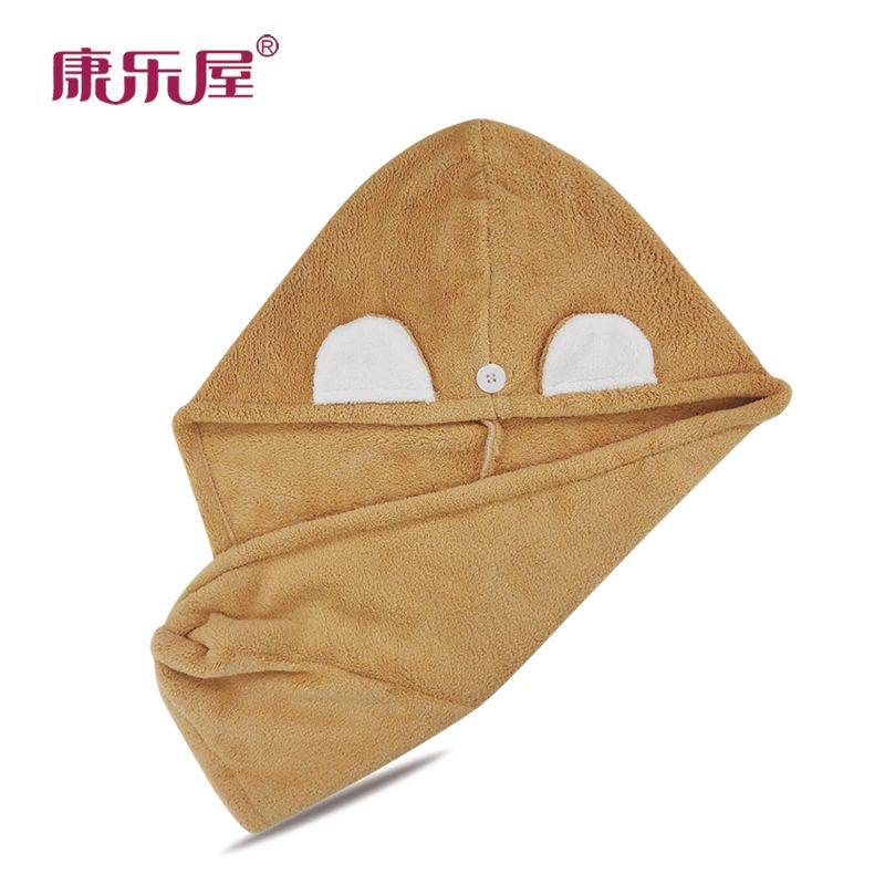 Factory direct sales of coral animal ear dry hair hats and daily necessities Application Scenario