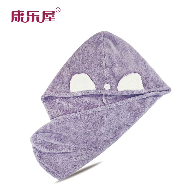 Factory direct sales of coral animal ear dry hair hats and daily necessities Item Picture