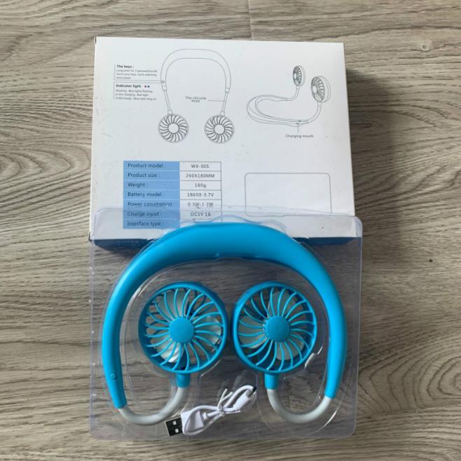 便携式挂脖USB运动风扇产品图