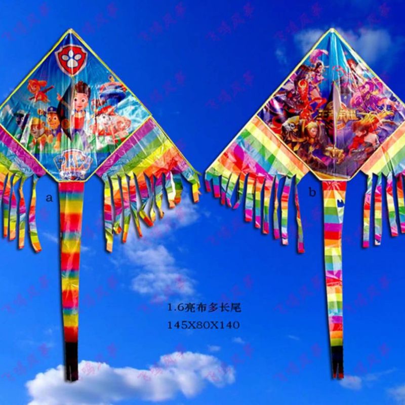 1.6-meter bright fabric multi-tail long tail