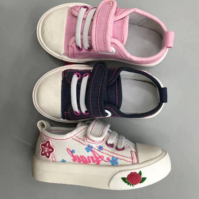 Baby canvas shoes, children's shoes, children's soft-soled board shoes, children's webbing, boys' canvas shoes 4 details Picture