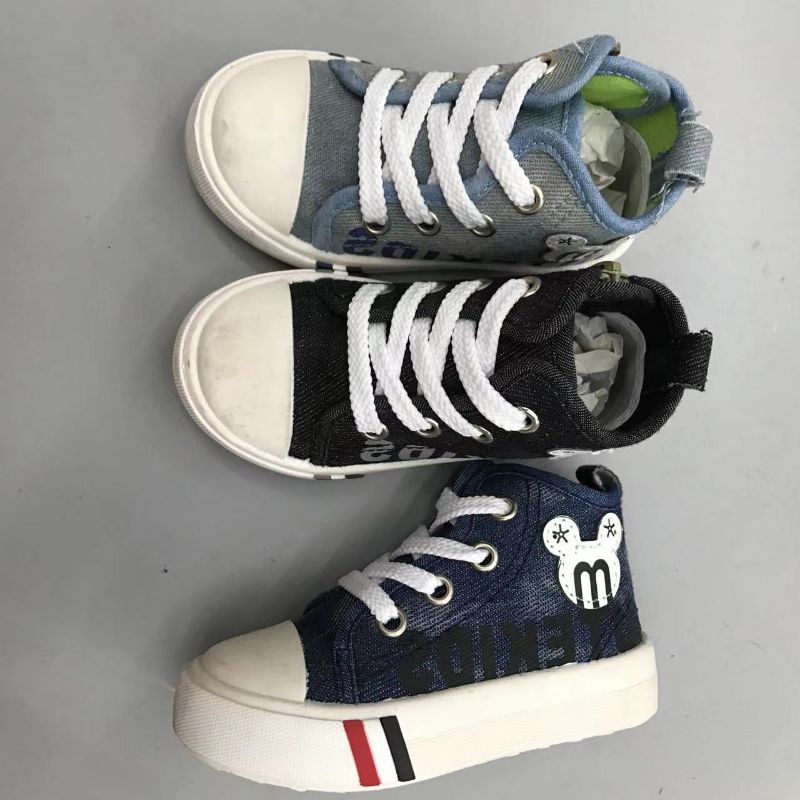 Baby canvas shoes, children's shoes, children's soft-soled board shoes, children's webbing, boys' canvas shoes 11 details Picture