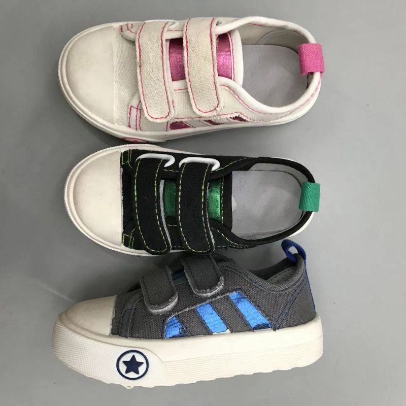Baby canvas shoes, children's shoes, children's soft-soled board shoes, children's webbing, boys' canvas shoes 5 details Picture