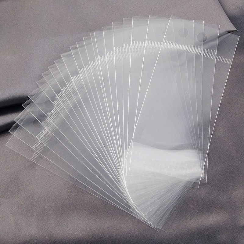 厂家直销OPP袋子透明自封口彩色印刷饰品包装袋卡片现货款塑料袋详情图3