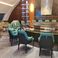 温州国际酒店实木餐椅海鲜餐厅轻奢宾利椅会所现代简约拉扣实木椅图