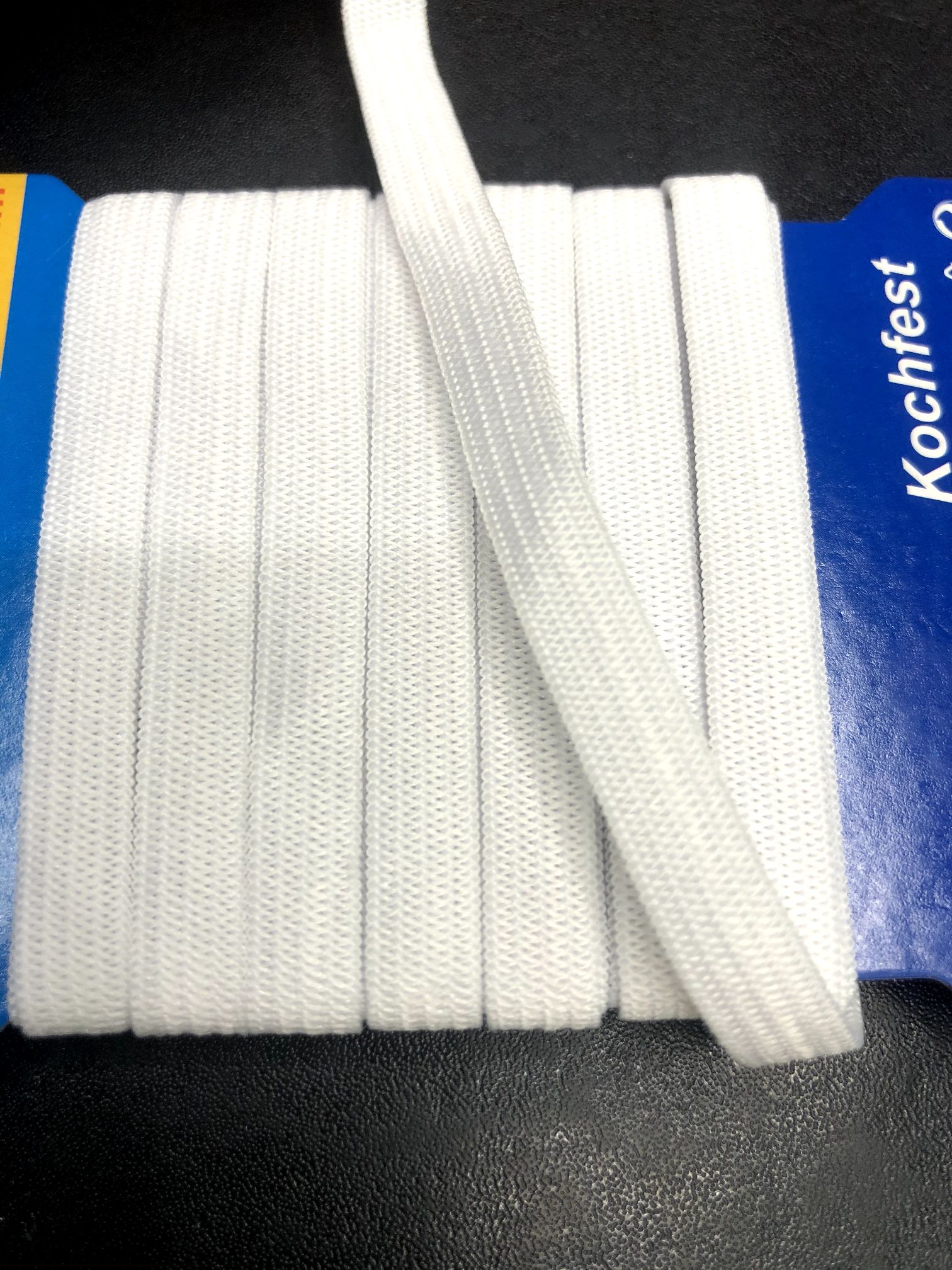 0.8Cm White Elastic