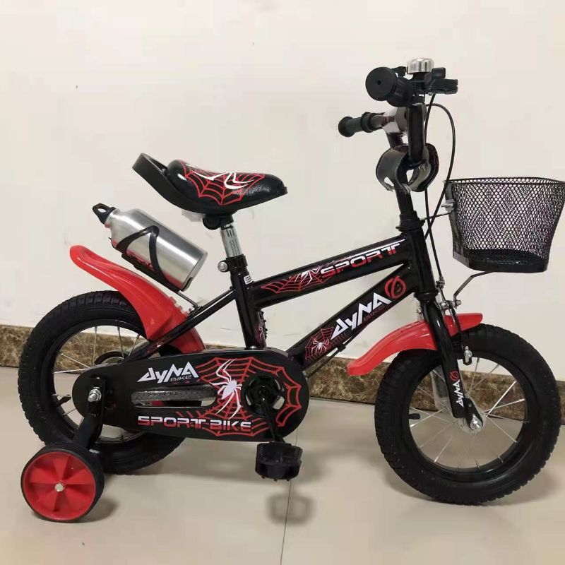 Children's bicycles, strollers, iron baskets, boys' 12-inch, 14-inch, 16-inch water bottles, green bells, high-end details Picture