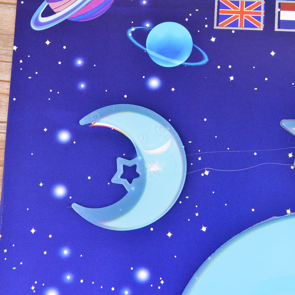新款夜光贴星球 卡通图案儿童房间卧室贴纸夜光墙贴详情图5