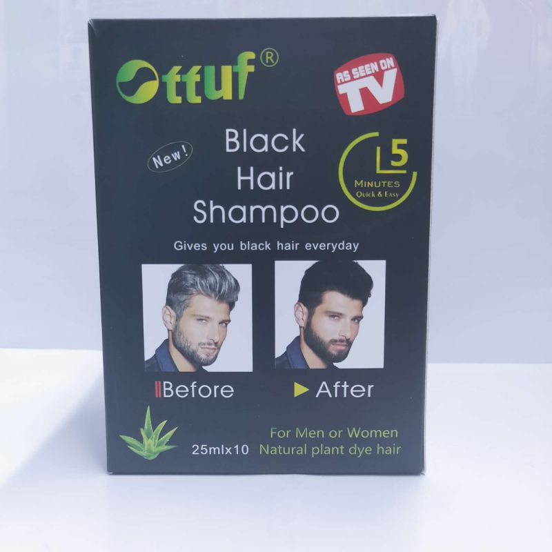 ottuf one wash black hair dye 25ml*10 thumbnail