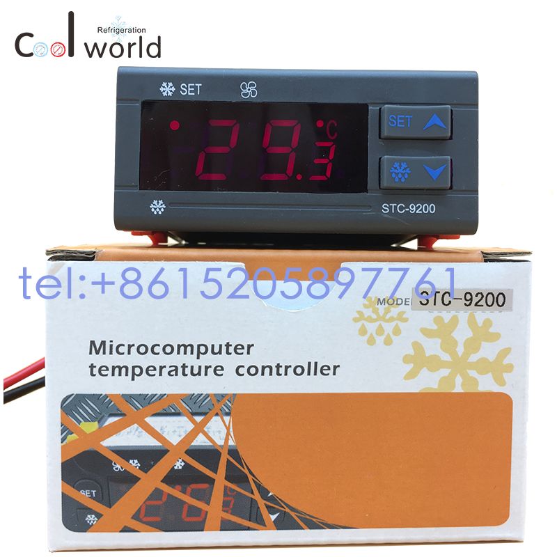 STC-9200温控器 冷柜冷库温度控制器制冷化霜双传感器详情图1