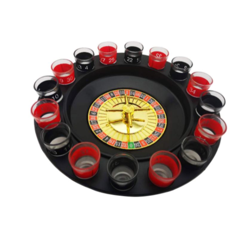  KTV轮盘游戏酒杯白底实物图