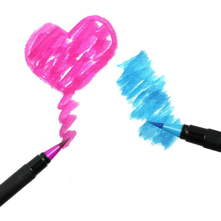 24 colores punta suave bolígrafo de acuarela pincel de color bolígrafo de color marcador de pintura Application Scenario
