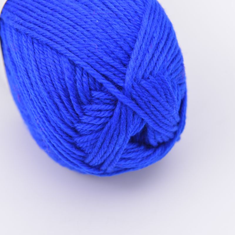 Factory direct sales of all acrylic, polyester and polypropylene. Can be punched or dyed. According to customer samples and requirements, can be punched in 25g, 50g, 45g, 70g and 100g Specification image