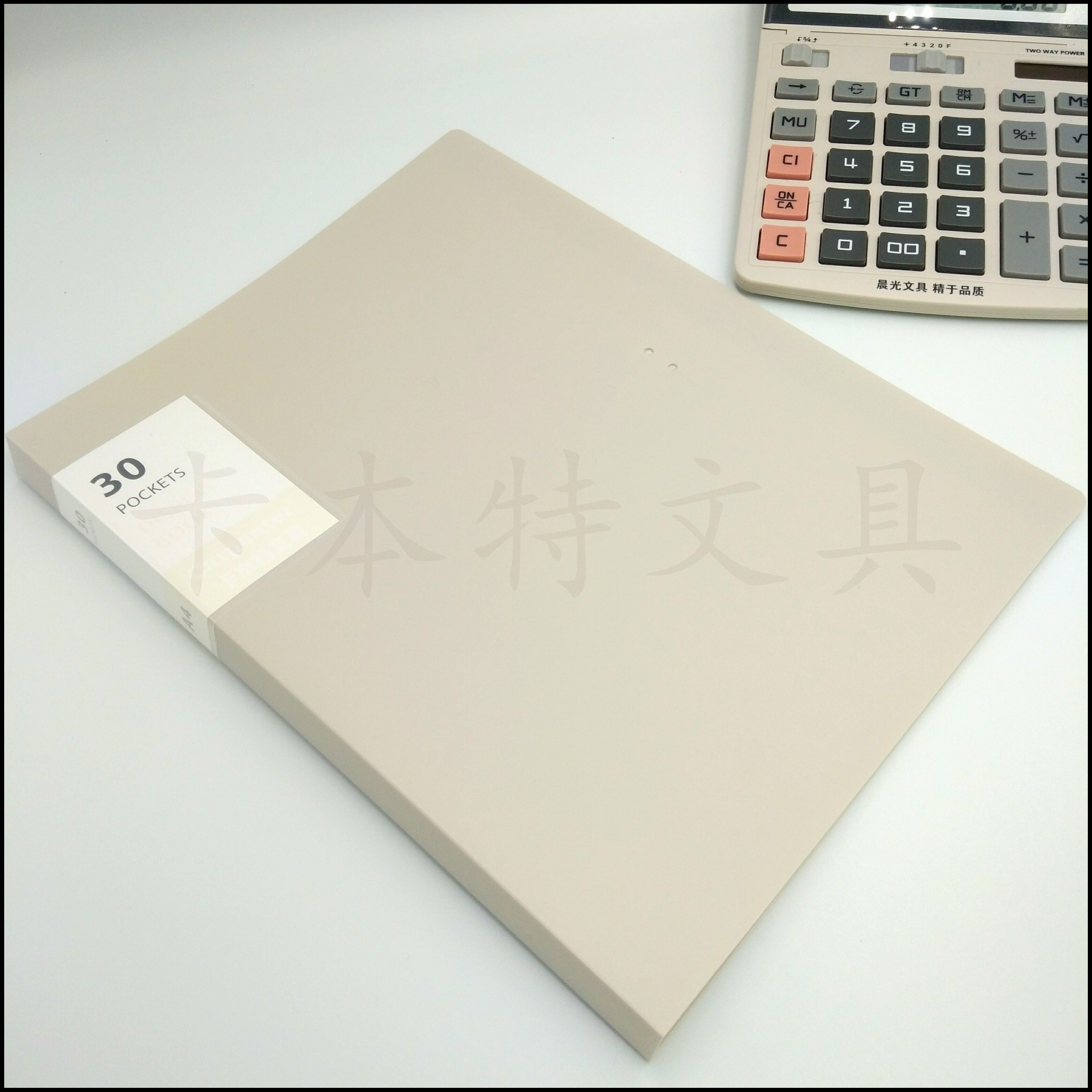 A4 document book, 60-page file book, office stationery holder, student test paper book, factory direct sales, classified book details Picture