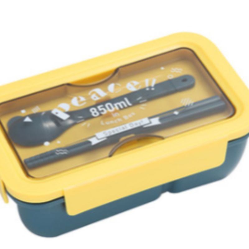 学生上班族办公午餐盒塑料分格便产品图